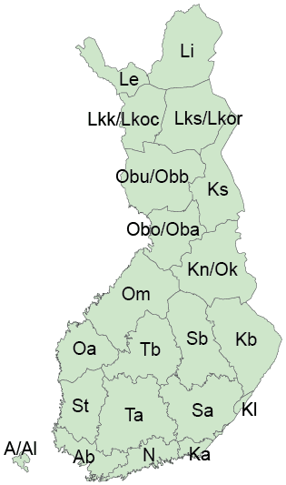 Biogeographical Provinces | Finnish Biodiversity Information Facility